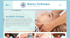 Desktop Screenshot of bowen-technique.com