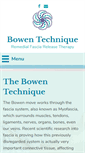 Mobile Screenshot of bowen-technique.com